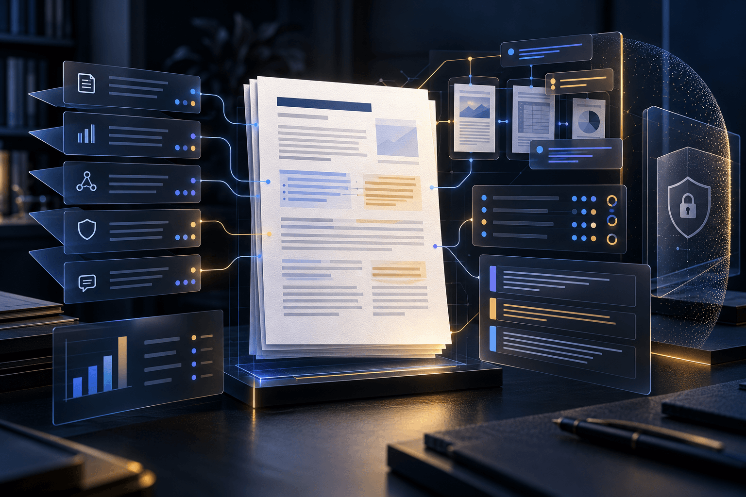 LLM-assisted proposal assessment platform concept interface