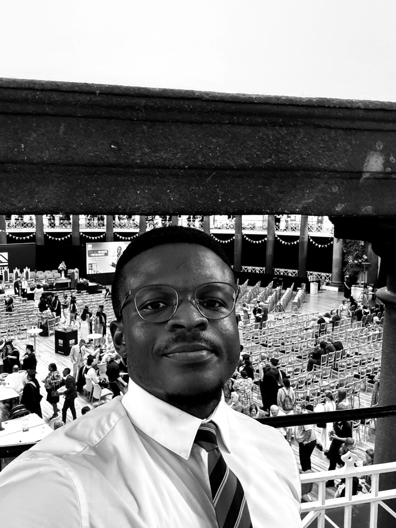 An archival portrait from Sam Oluwadare's journey into technology
